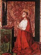 MASTER of the Avignon School Vision of Peter of Luxembourg Spain oil painting artist